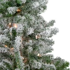 3' Pre-Lit Flocked Alpine Artificial Christmas Tree - Clear Lights -Christmas Decoration Store northlight v27440 1updated 06769.1667573766