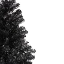 6' Black Colorado Spruce Artificial Halloween Tree - Unlit -Christmas Decoration Store northlight v87071 1 55533.1667489900