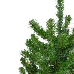 4' Pre-Lit Medium Alpine Artificial Christmas Tree - Clear Lights -Christmas Decoration Store northlight v90551 2 68973.1667528787