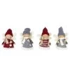 Set Of 4 Red And Gray Plush Angel Christmas Ornaments 4.25" -Christmas Decoration Store northlight wu94296 1 48049.1681148283