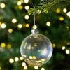 4ct Clear Iridescent Glass Christmas Ball Ornaments 4" (100mm) -Christmas Decoration Store northlight wy00687 29879.1667489699