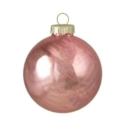 9ct Shiny And Matte Pink And Gold Glass Ball Christmas Ornaments 2.5" (65mm) -Christmas Decoration Store northlight wy00743 1 47951.1667580495