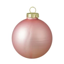 9ct Shiny And Matte Pink And Gold Glass Ball Christmas Ornaments 2.5" (65mm) -Christmas Decoration Store northlight wy00743 2 87957.1667580495