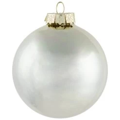 6ct Gold 2-Finish Glass Ball Christmas Ornaments 3.25" (80mm) -Christmas Decoration Store northlight wy00751 4 75138.1677088411