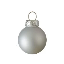 40ct Shiny And Matte Silver Glass Ball Christmas Ornaments 2.5" -Christmas Decoration Store northlight wy04142 3 46975.1667575637