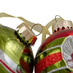 6ct Silver And Red 2-Finish Retro Reflector Christmas Ball Ornaments 2.75" (55mm) -Christmas Decoration Store northlight wy27590 1 18022.1667536132