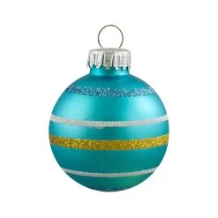 10ct Green And Blue Matte Glass Christmas Ball Ornaments 1.75" (45mm) -Christmas Decoration Store northlight wy27597 2 26764.1667572618