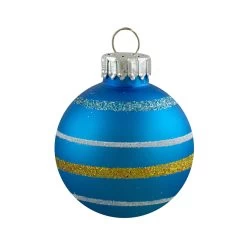 10ct Green And Blue Matte Glass Christmas Ball Ornaments 1.75" (45mm) -Christmas Decoration Store northlight wy27597 3 88586.1667572619
