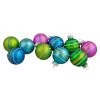10ct Green And Blue Matte Glass Christmas Ball Ornaments 1.75" (45mm) -Christmas Decoration Store northlight wy27597 90314.1667572618