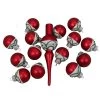 15ct Red And White Frosted Tree Topper With Christmas Ball Ornaments -Christmas Decoration Store northlight wy27600 92190.1667572607