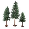Set Of 3 Slim Woodland Alpine Artificial Christmas Trees 5' - Unlit -Christmas Decoration Store northlight ynt745 gr 30573.1667517266