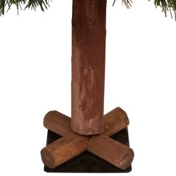 Set Of 3 Pre-Lit Woodland Alpine Artificial Christmas Trees 5' - Clear Lights -Christmas Decoration Store northlight ynt755 gr 4 updated 98079.1667327482