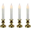 Set Of 4 White And Gold LED C5 Flickering Window Christmas Candle Lamp With Timer 8.5" 2 Set Of 4 White And Gold LED C5 Flickering Window Christmas Candle Lamp With Timer 8.5" -Christmas Decoration Store northlight ys15768 updated 49620.1670419434