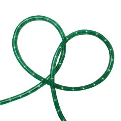 18ft Green Incandescent Christmas Rope Lights