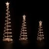 Set Of 3 Clear Lighted Spiral Christmas Trees - 3', 4', And 6' -Christmas Decoration Store northlight ys90352 06098.1667530466