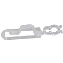 60ct Clear Omni All-In-One Universal Gutter And Shingle LED Christmas Light Clips