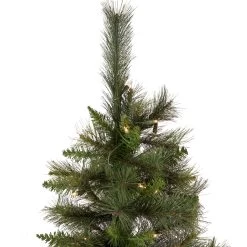 6.5' Pre-Lit Medium Canyon Pine Artificial Christmas Wall Tree, Clear Lights -Christmas Decoration Store northlight ytc346 gr 4 updated 72172.1667300497