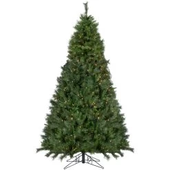 9' Pre-Lit Medium Canyon Pine Artificial Christmas Tree - Clear Lights