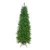 6.5' Pre-Lit Pencil River Fir Artificial Christmas Tree - Multicolor Lights