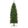 7.5' Unlit Pencil White River Fir Artificial Christmas Tree