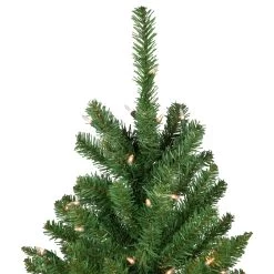 4.5' Pre-Lit White River Fir Artificial Pencil Christmas Tree - Clear Lights -Christmas Decoration Store northlight z16022 3 08019.1667490074