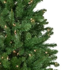 4.5' Pre-Lit White River Fir Artificial Pencil Christmas Tree - Clear Lights -Christmas Decoration Store northlight z16022 6new 58420.1667490074