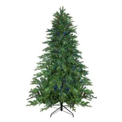 7.5' Pre-Lit Medium Mont Blanc Fir Artificial Christmas Tree - Dual Color LED Lights -Christmas Decoration Store northlight z16058 1 17081.1667573463
