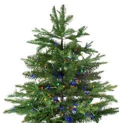 7.5' Pre-Lit Medium Mont Blanc Fir Artificial Christmas Tree - Dual Color LED Lights -Christmas Decoration Store northlight z16058 5 65449.1667573464