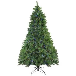 7.5' Pre-Lit Full Pike River Fir Artificial Christmas Tree - Multicolor LED Lights 11 7.5' Pre-Lit Full Pike River Fir Artificial Christmas Tree - Multicolor LED Lights -Christmas Decoration Store northlight z16059 2 39666.1667520028