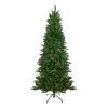 7' Pre-Lit Altoona Pine Slim Artificial Christmas Tree - Clear Lights