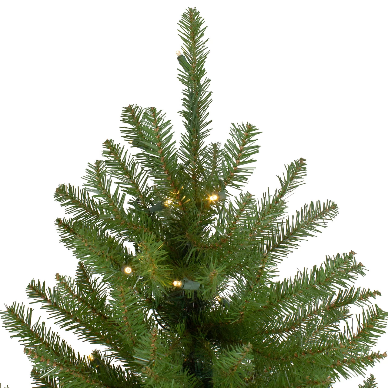 4' Pre-Lit Full Northern Pine Artificial Christmas Tree - Warm Clear LED Lights 5 4' Pre-Lit Full Northern Pine Artificial Christmas Tree - Warm Clear LED Lights - Image 3