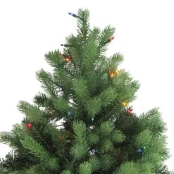 6.5' Pre-Lit Noble Fir Full Artificial Christmas Tree, Multicolor Lights 10 6.5' Pre-Lit Noble Fir Full Artificial Christmas Tree, Multicolor Lights -Christmas Decoration Store northlight z36650 1 41890.1686702320
