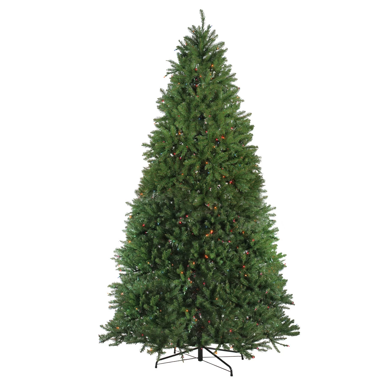 10' Pre-Lit Full Northern Pine Artificial Christmas Tree, Multi Lights 4 10' Pre-Lit Full Northern Pine Artificial Christmas Tree, Multi Lights - Image 2