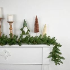 9' X 10" Pre-Lit Northern Pine Artificial Christmas Garland, Clear Lights -Christmas Decoration Store northlight z84674 2 styled 15675.1671644063