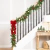 9' X 10" Pre-Lit Noble Fir Artificial Christmas Garland - Clear Lights
