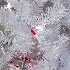 6.5’ Pre-Lit Slim Geneva White Spruce Artificial Christmas Tree, Pink Lights 11 6.5’ Pre-Lit Slim Geneva White Spruce Artificial Christmas Tree, Pink Lights -Christmas Decoration Store northlight z92375 02 31712.1684955845