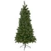 6.5' Pre-Lit Medium Beaver Pine Artificial Christmas Wall Tree, Clear Lights