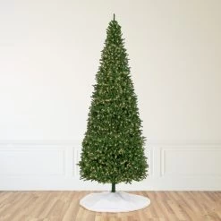 15' Pre-Lit Pendleton Spruce Slim Artificial Christmas Tree, Clear Lights