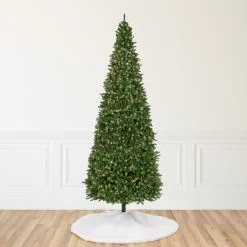 15' Pre-Lit Genoa Fraser Fir Slim Artificial Christmas Tree, Clear Lights