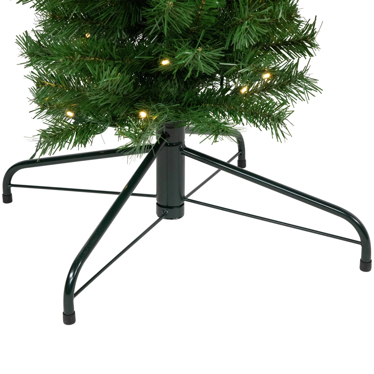 7' Pre-Lit Artificial Pine Christmas Cross - Warm White LED Lights 8 7' Pre-Lit Artificial Pine Christmas Cross - Warm White LED Lights - Image 6