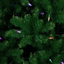 7.5' Pre-Lit Manchester Pine Instant Connect Artificial Christmas Tree, Dual LED Lights -Christmas Decoration Store northlight z94430 6 97991.1668089865