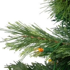 3' X 29 Pre-Lit Ashcroft Cashmere Pine Full Artificial Christmas Tree - Multi LED Lights -Christmas Decoration Store northlight z98717 4 69148.1667327471
