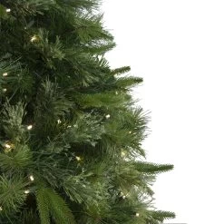 6.5' Pre-Lit Full Ashcroft Cashmere Pine Artificial Christmas Tree - Warm Clear LED Lights -Christmas Decoration Store northlight z98740 2 03959.1667520458