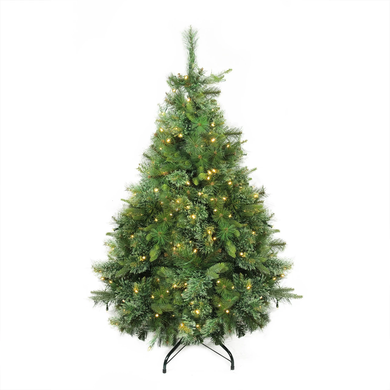 4.5' Pre-Lit Full Ashcroft Cashmere Pine Artificial Christmas Tree, Warm Clear LED Lights 4 4.5' Pre-Lit Full Ashcroft Cashmere Pine Artificial Christmas Tree, Warm Clear LED Lights - Image 2