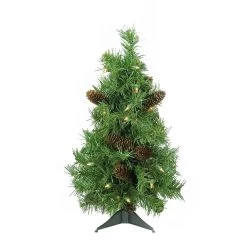 2' Pre-Lit Green Full Dakota Pine Artificial Christmas Tree - Clear Dura-Lit Lights -Christmas Decoration Store northlight z99403 3 99431.1667578541