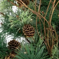 2' Pre-Lit Country Mixed Pine Artificial Christmas Wall Tree - Clear Lights -Christmas Decoration Store northlight z99526 2 13212.1684449999