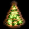 12.5" Lighted Holographic Christmas Tree Window Silhouette Decor -Christmas Decoration Store northlight zg15700 updated 59002.1667576189