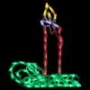 17.5" Red And Green LED Lighted Candle Christmas Window Silhouette Decor -Christmas Decoration Store northlight zg15719 28921.1667489913