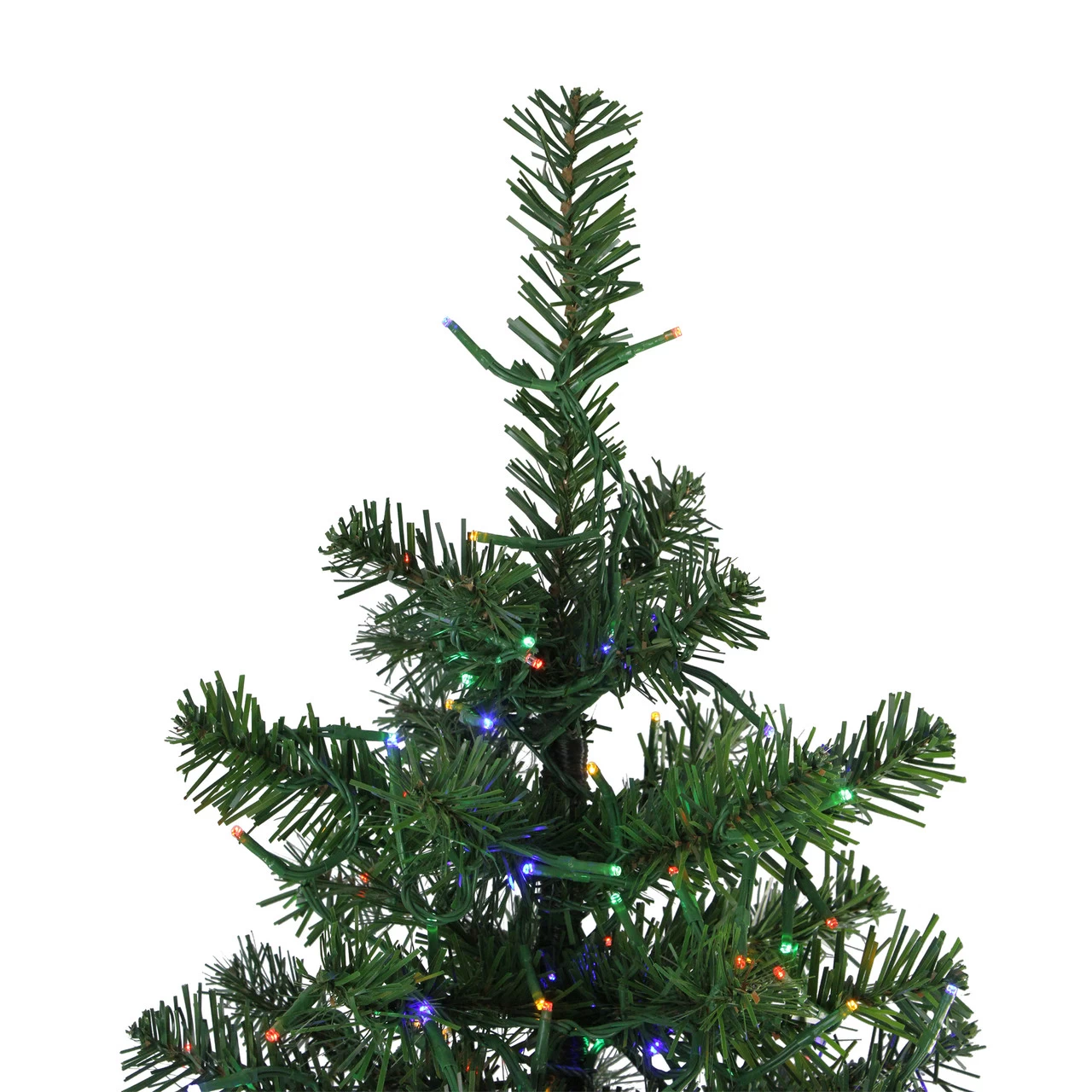 7.5' Pre-Lit Full Pike River Fir Artificial Christmas Tree - Multicolor LED Lights 7 7.5' Pre-Lit Full Pike River Fir Artificial Christmas Tree - Multicolor LED Lights - Image 6
