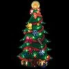 17.75" Lighted Christmas Tree With Presents Window Silhouette -Christmas Decoration Store northlight zg27654 1 95737.1667570775